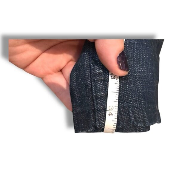 Women’s 12T / Juniors 13T Seductions FD Dark Wash Mid Rise y2k Jeans - Picture 9 of 9